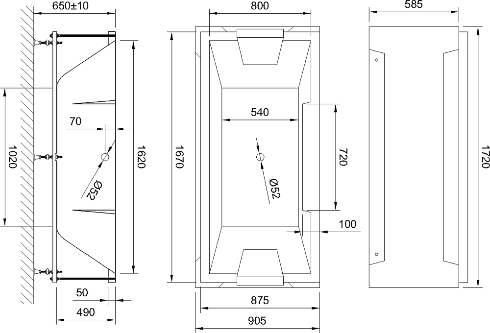 Акриловая ванна Royal Bath TRIUMPH 170x87 RB 665101