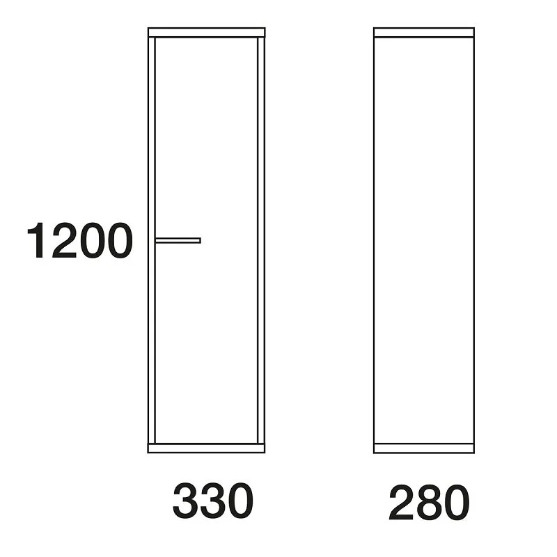 Шкаф-пенал Edelform Marino 3-781-00 белый