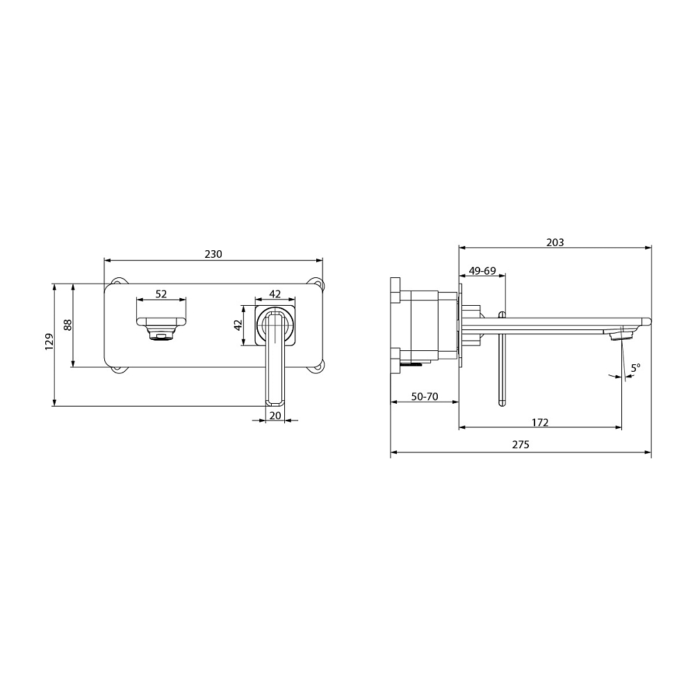 Смеситель для раковины Lemark Mista LM6426WG золото, белый