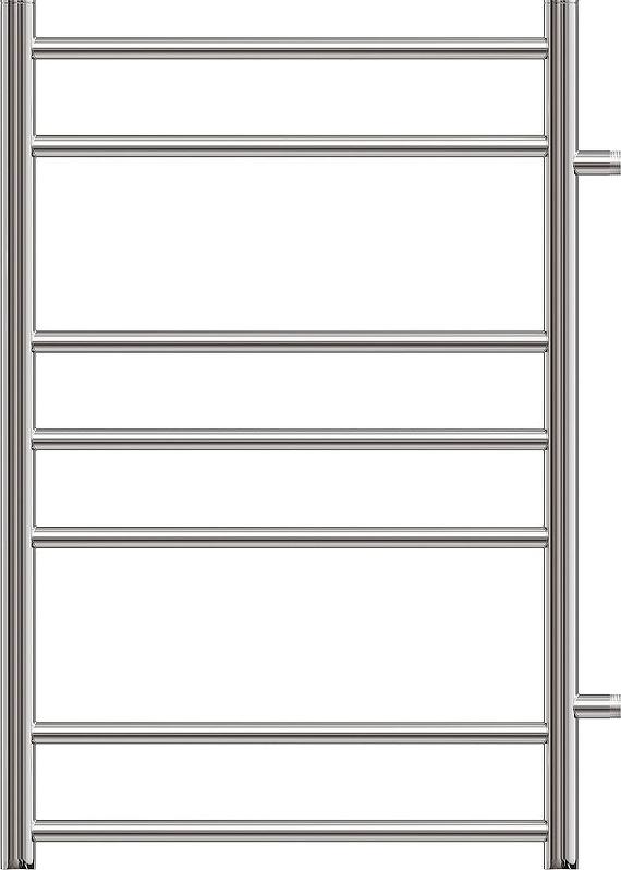 Полотенцесушитель водяной Point PN10558 П7 500x800 с боковым подключением 500, хром