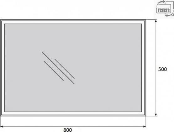 Зеркало BelBagno SPC-GRT-500-800-LED-TCH