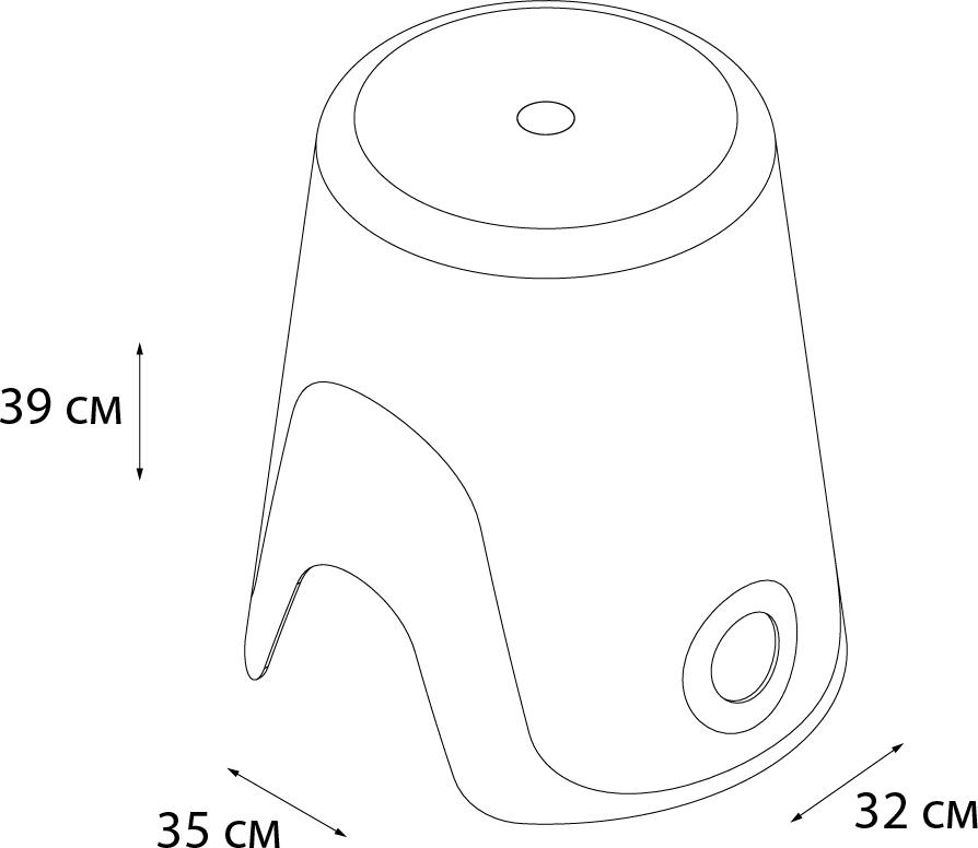 Корзина для белья Fixsen Wendy FX-7073-89 синий