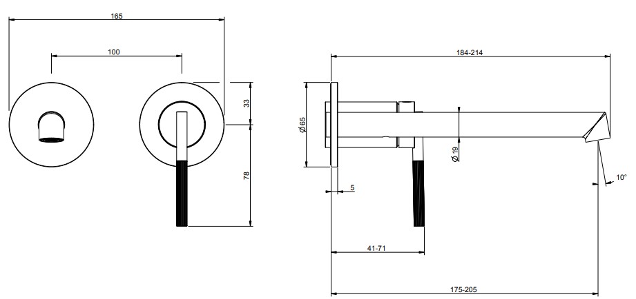 Смеситель для раковины Gessi Ingranaggio 63583#031 хром