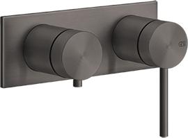 Смеситель для душа Gessi 316 Shower 54079#707, brushed black metal PVD