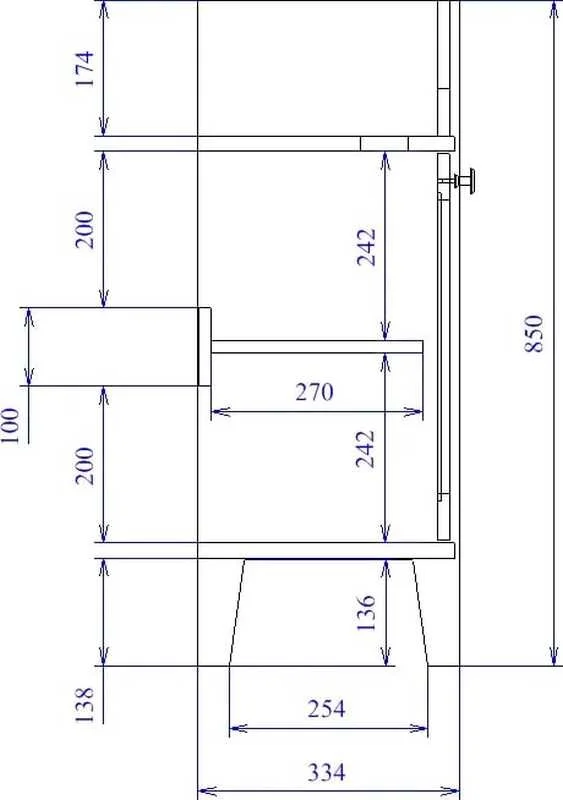 Тумба под раковину Stworki Хельсингборг 482178 белый