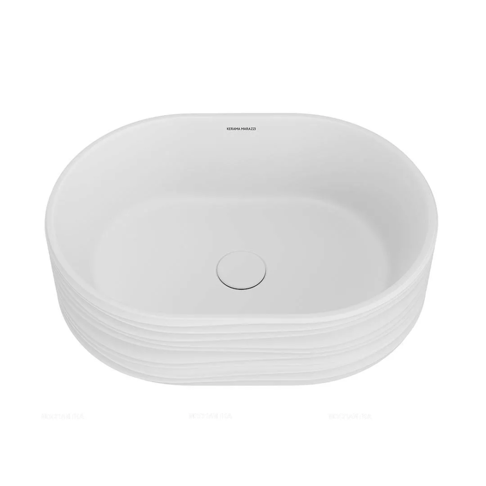 Полувстраиваемая раковина Kerama Marazzi Artbasin 50.5 см SA.wb.50\WHT.M