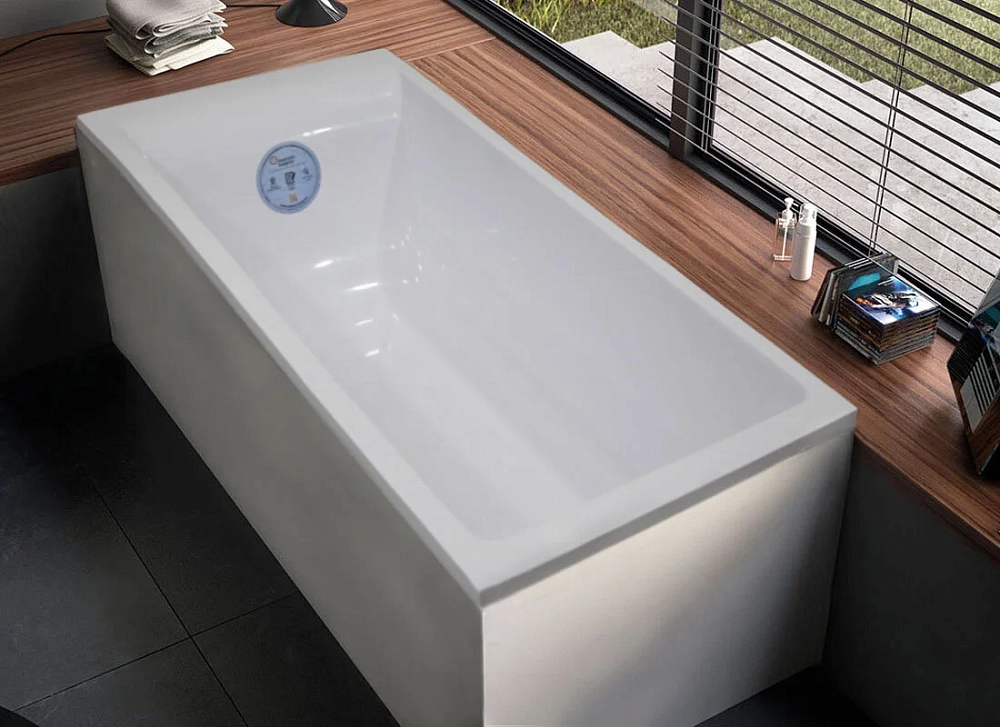 Ванна из искуственного камня Marmo Bagno Алесса MB-ALN170-70 белый