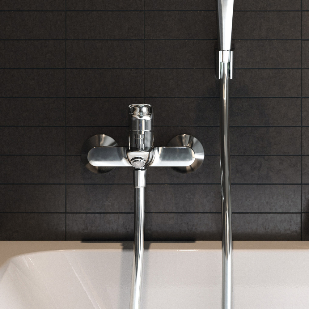 Смеситель для ванны с душем Hansgrohe Logis 71400000, хром