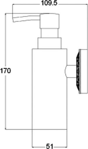 Дозатор Bronze de Luxe K25027