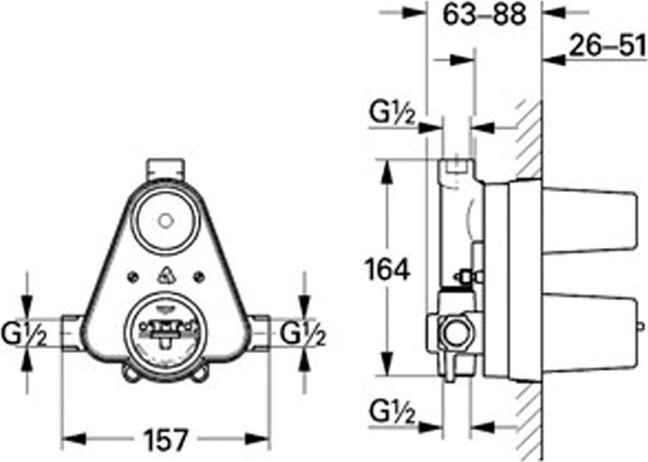 Скрытая монтажная часть Grohe 34966000