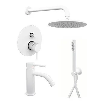 Душевая система Paffoni KIT LIG KITLIG015BO071 белый