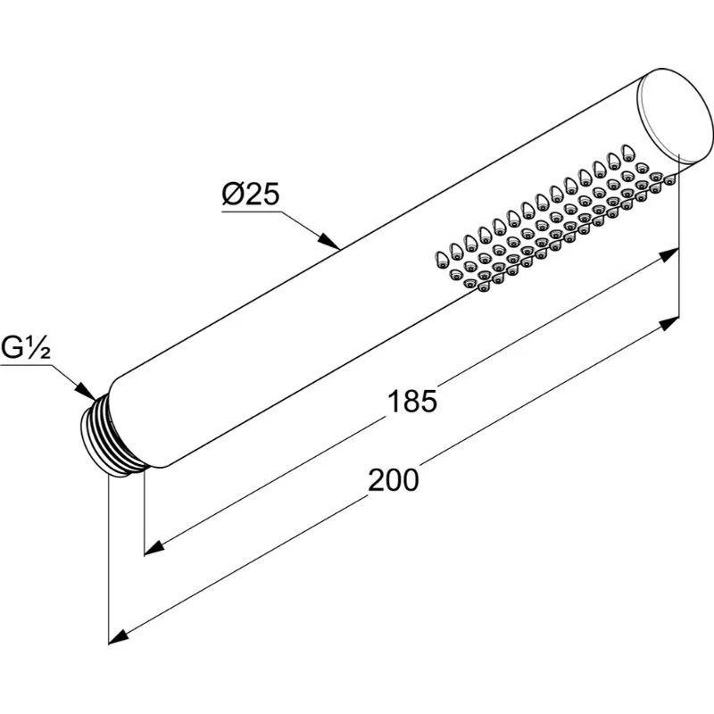 Душевая лейка Kludi Nova Fonte 3912053-00 белый матовый