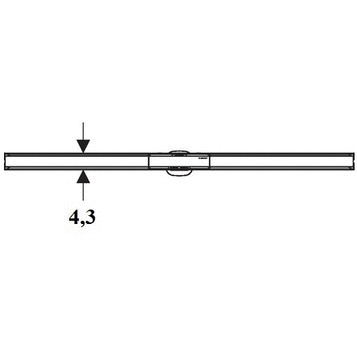 Накладная панель для трапа Geberit CleanLine 20 154.451.KS.1