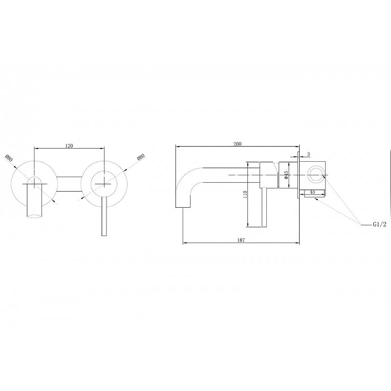 Смеситель для раковины Abber Wasser Kreis AF8112RG золото