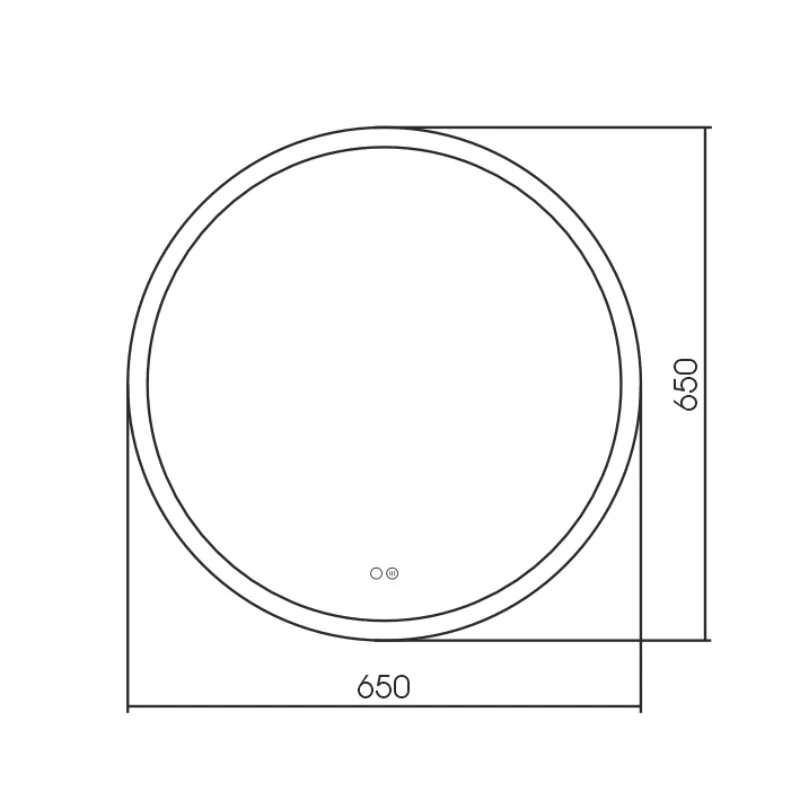 Зеркало Silver Mirrors Перла LED-00002839 белый