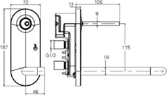 Смеситель для раковины Ideal Standard Simply U A4489AA, хром