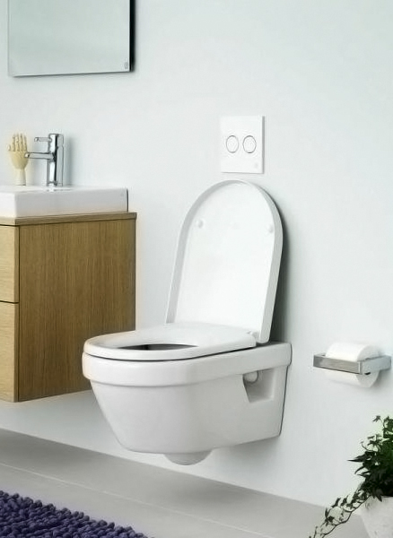 Подвесной унитаз Gustavsberg Hygienic Flush WWC 5G84HR01 безободковый