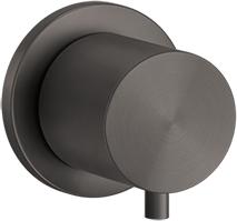 Запорный вентиль Gessi 316 54564#707, brushed black metal PVD