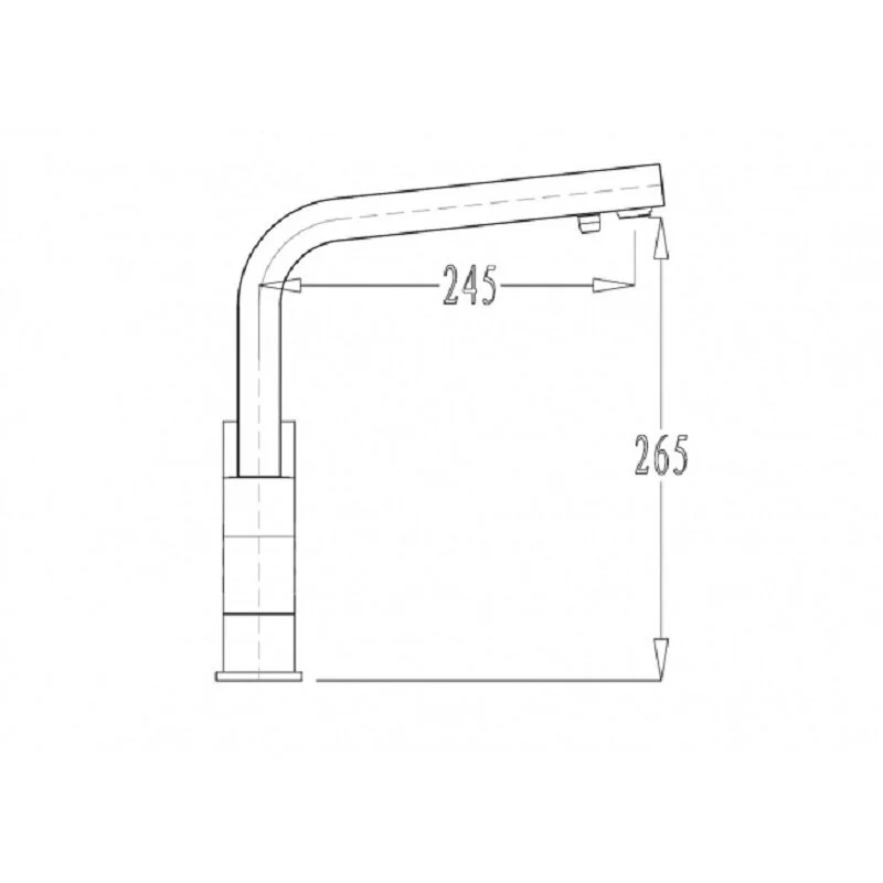 Смеситель для кухни Kaiser Sonat 34044-9 черный