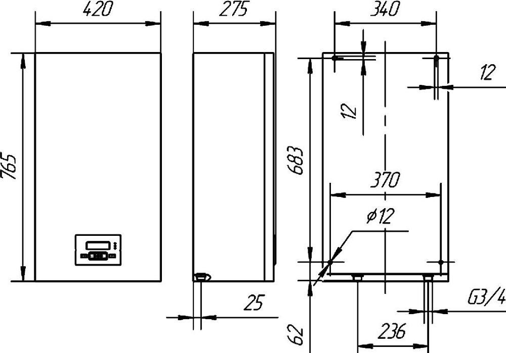 Электрический котел Stout SEB-0001-000007 (7 кВт)