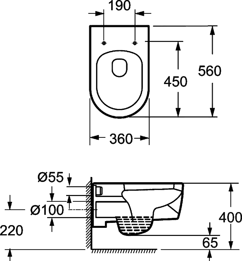 Подвесной унитаз BelBagno Santhe-I BB1002CH