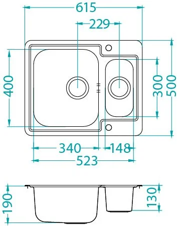 Кухонная мойка Alveus 1085946 хром