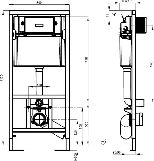 Комплект Gustavsberg Hygienic Flush WWC 5G84S301