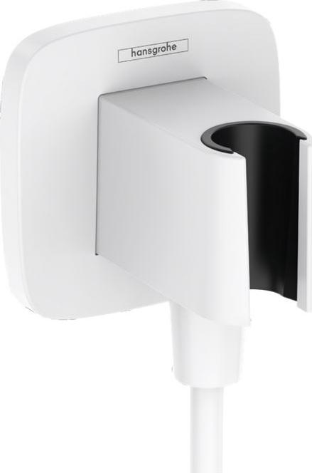 Шланговое подключение Hansgrohe Fixfit Q 26887700, белый матовый