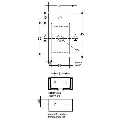 Раковина White Stone Hox WS04501F-1 белый