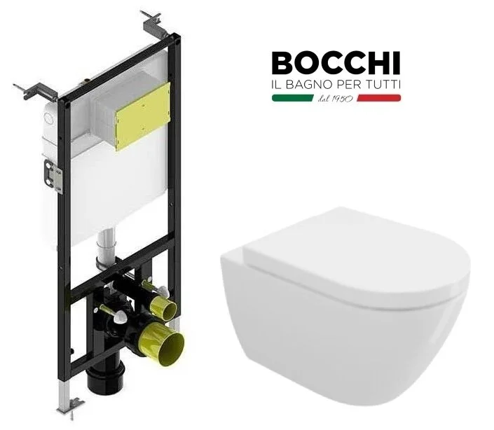 Унитаз с инсталляцией Bocchi Venezia 8010-1000/1295-001-0129/A0300-001