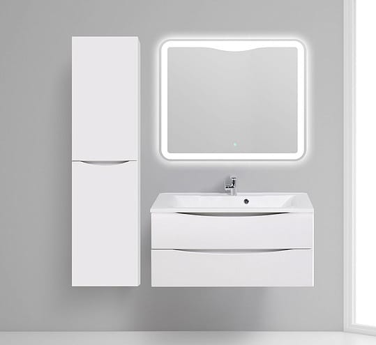 Тумба для комплекта BelBagno MARINO-1000-2C-SO-BO-P bianco opaco