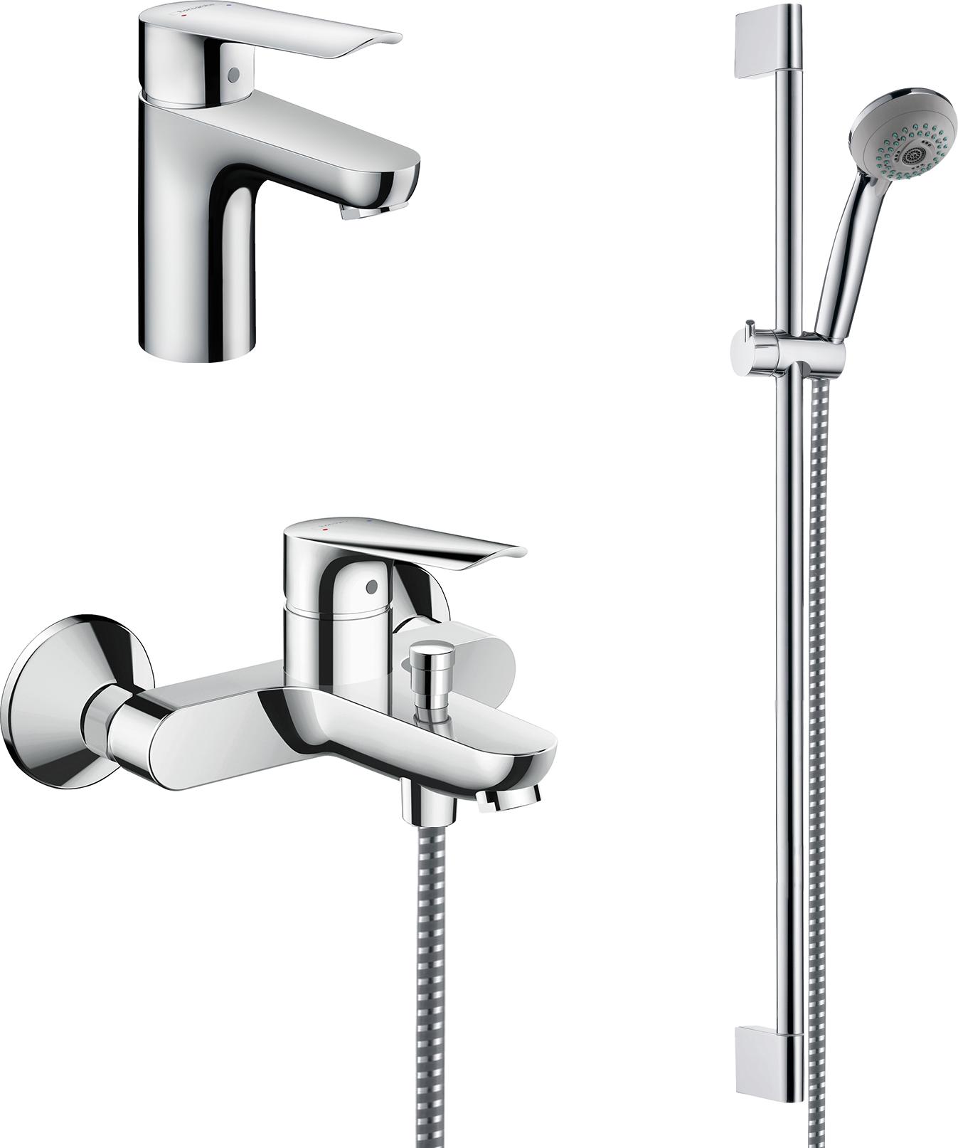 Комплект смесителей для ванной Hansgrohe Logis E 15364000