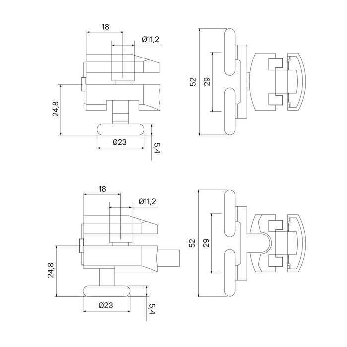 Ролики Iddis Optima Home 966D23C8DZ хром