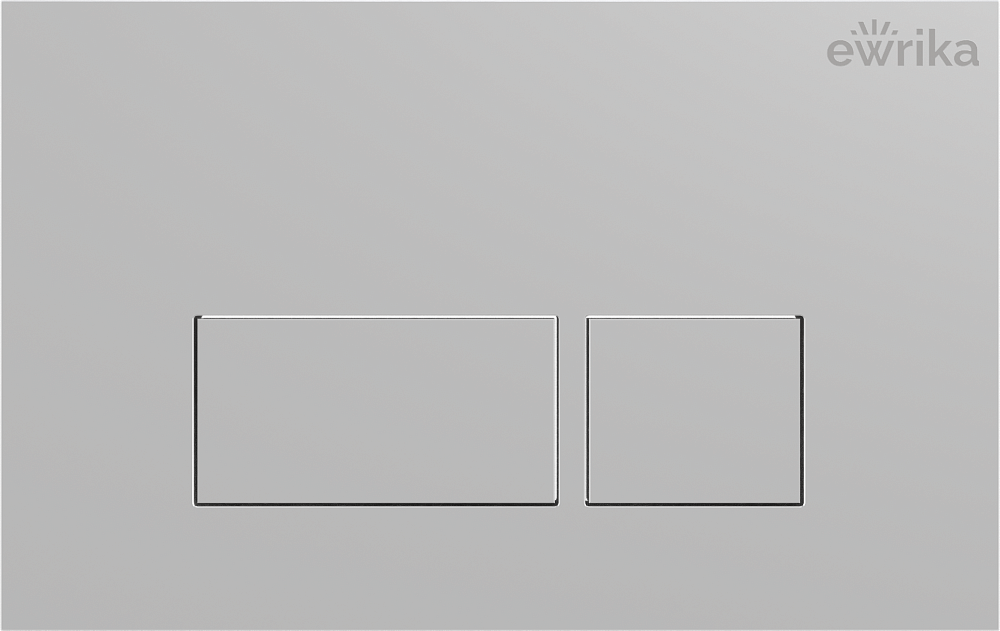 Кнопка смыва Ewrika 0040 хром матовый