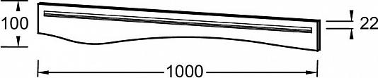 Полка Jacob Delafon Sherwood 100 EB1840RU-P13, состаренный дуб