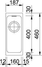 Кухонная мойка 19 см Franke Kubus KBG 110-16 35'' 125.0193.687 графит