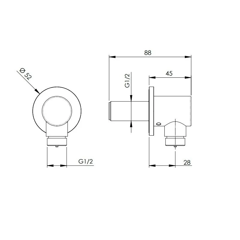 Шланговое подключение  Remer SS309 серый