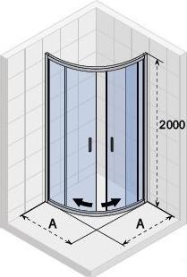 Душевой уголок Riho Hamar 2.0 R309 G007001120, 80x80 см
