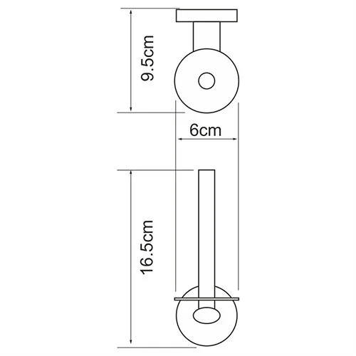 Держатель туалетной бумаги WasserKRAFT Rhein К-6200 K-6297 хром