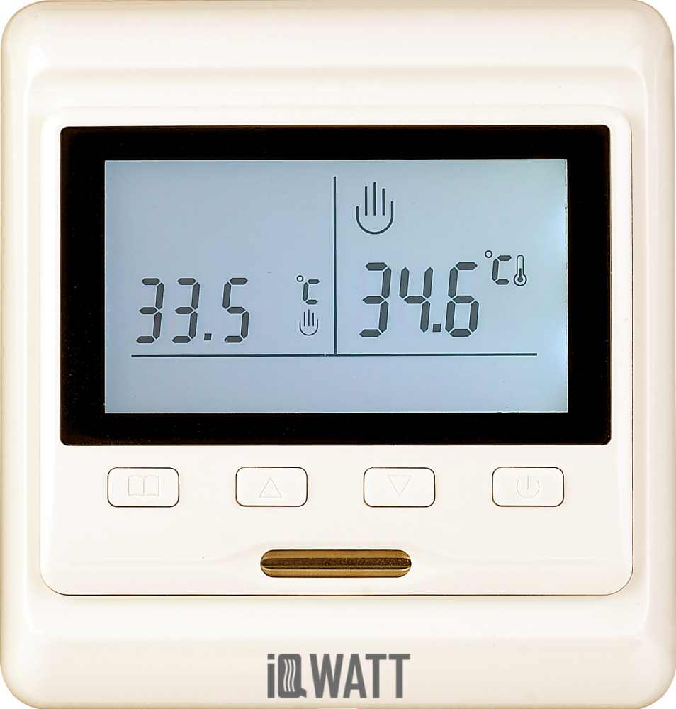 Терморегулятор IQ Watt Thermostat P кремовый