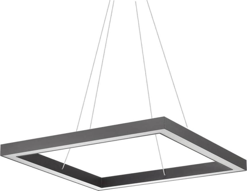 Подвесной светодиодный светильник Ideal Lux Oracle D70 Square Nero 245713