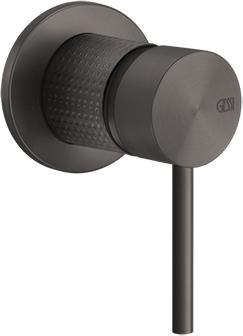 Смеситель для душа Gessi 316 Cesello 54419#707, brushed black metal PVD