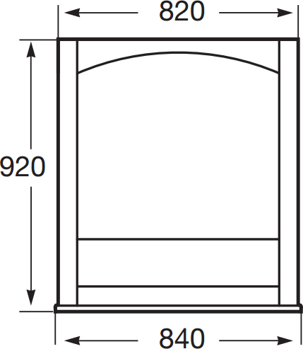 Зеркало Roca America ZRU9302793 85 см орех