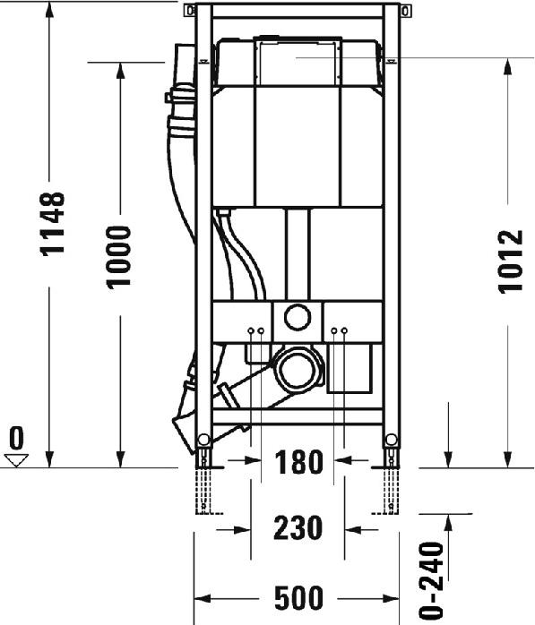 Инсталляция для унитаза Duravit DuraSystem WD1014000000