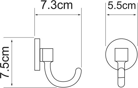 Крючок Wasserkraft Rhein 6223