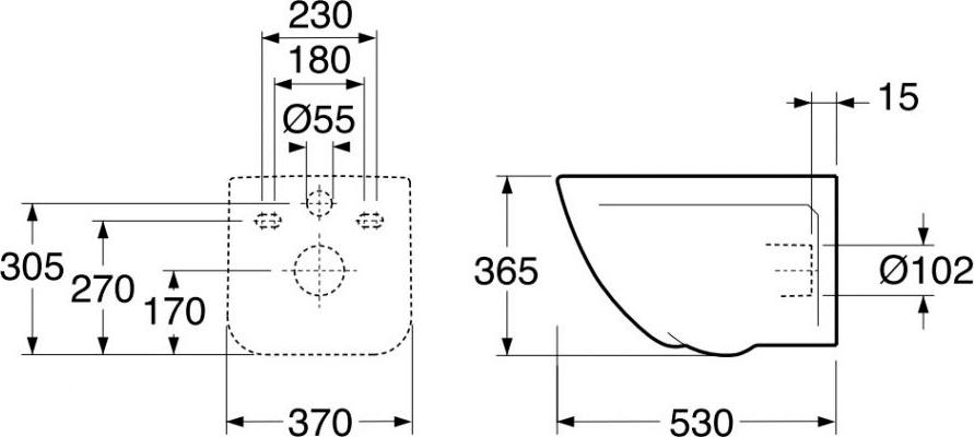 Подвесной унитаз Gustavsberg ARTic 4330 GB114330201231