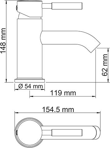 Смеситель Wasserkraft Main 4105 для кухонной мойки