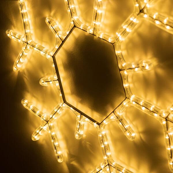 Светодиодная фигура Ardecoled Снежинка ARD-Snowflake-M5-600x600-360Led Warm 034253