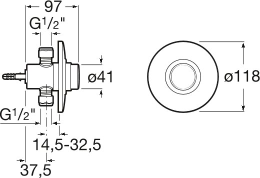 Сливной механизм для писсуара Roca Sprint 5A9024C00