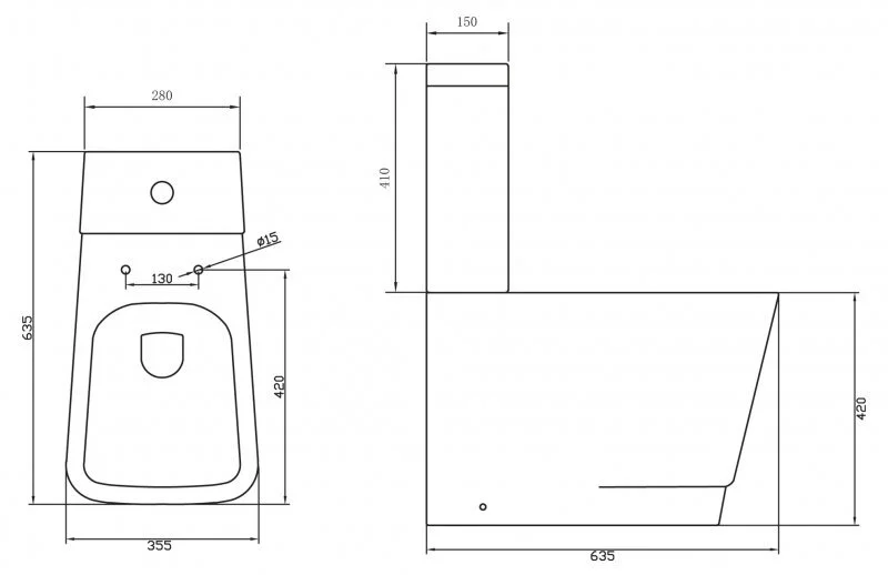 Напольный унитаз BelBagno Romina BB121CP